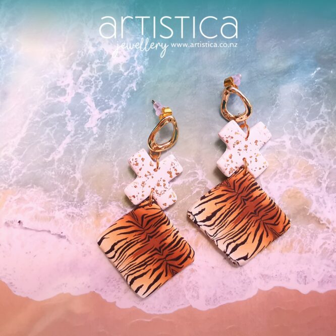 Tiger earrings NZ