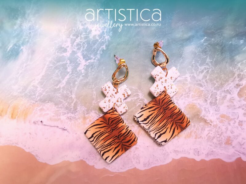 Tiger earrings NZ