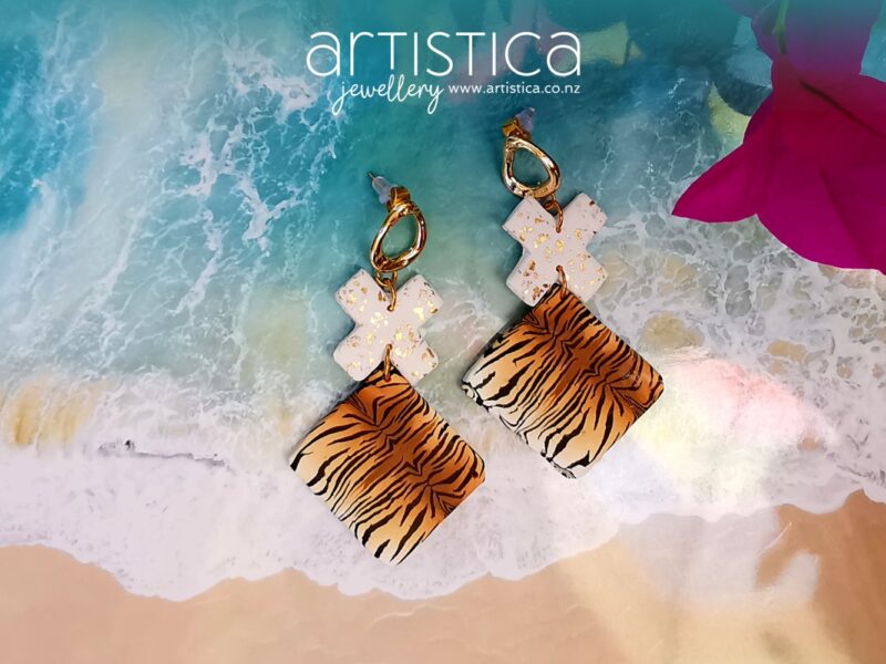 Tiger earrings NZ