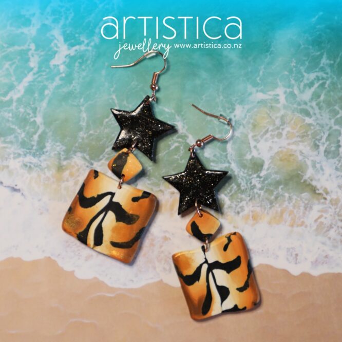 Tiger earrings NZ