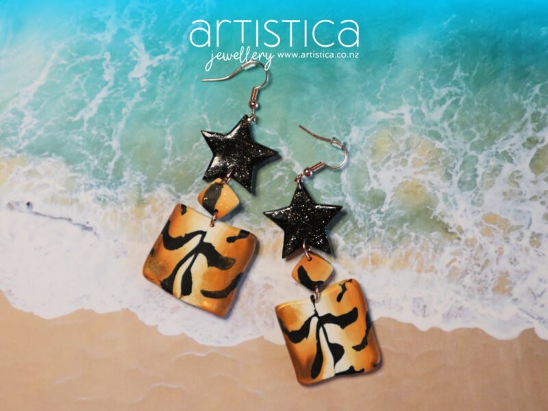 Tiger earrings NZ