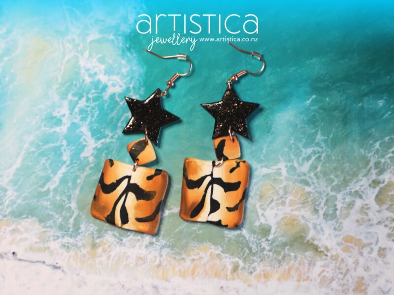 Tiger earrings NZ