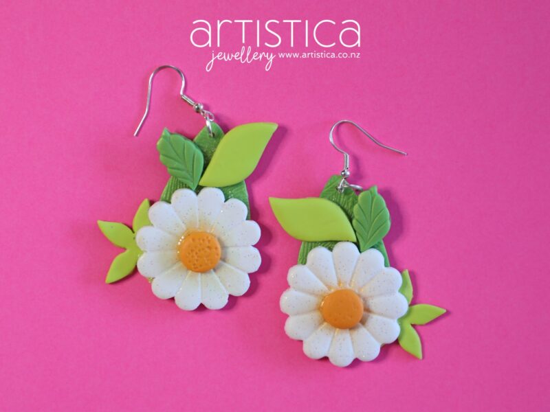 Daisy Flower Power Boho style earring