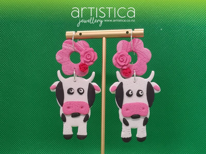 cow earrings new zealand