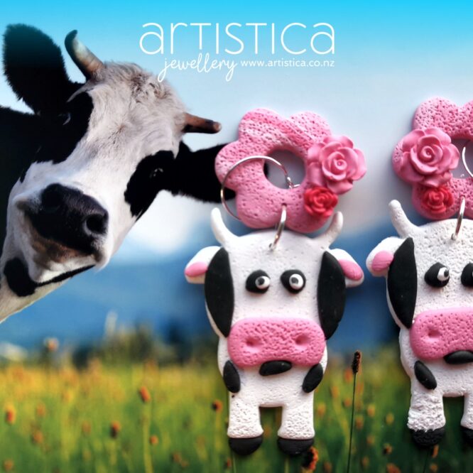 cow earrings new zealand