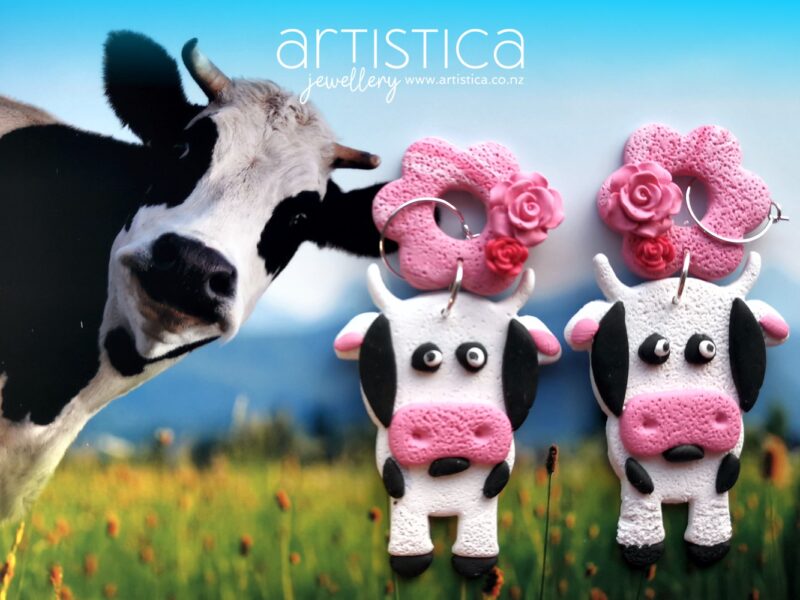 cow earrings new zealand