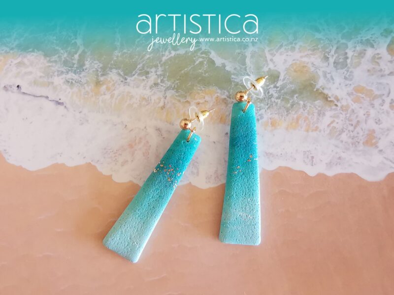 hand made stud earrings artistica polymer clay