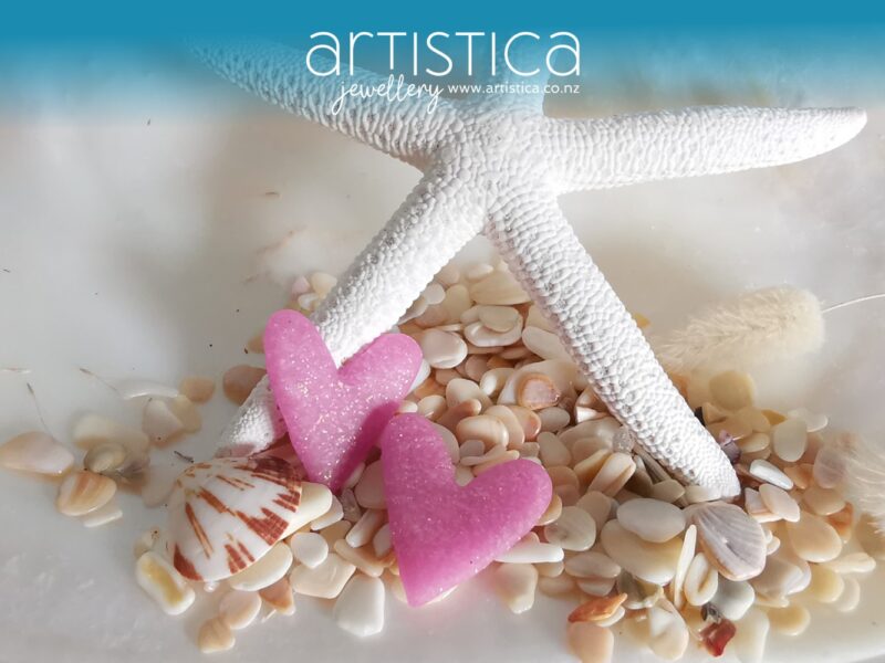 hand made stud earrings artistica polymer clay