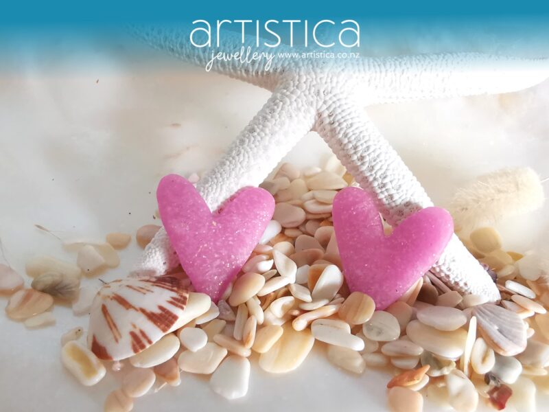 hand made stud earrings artistica polymer clay