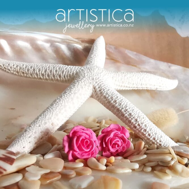 hand made stud earrings artistica polymer clay