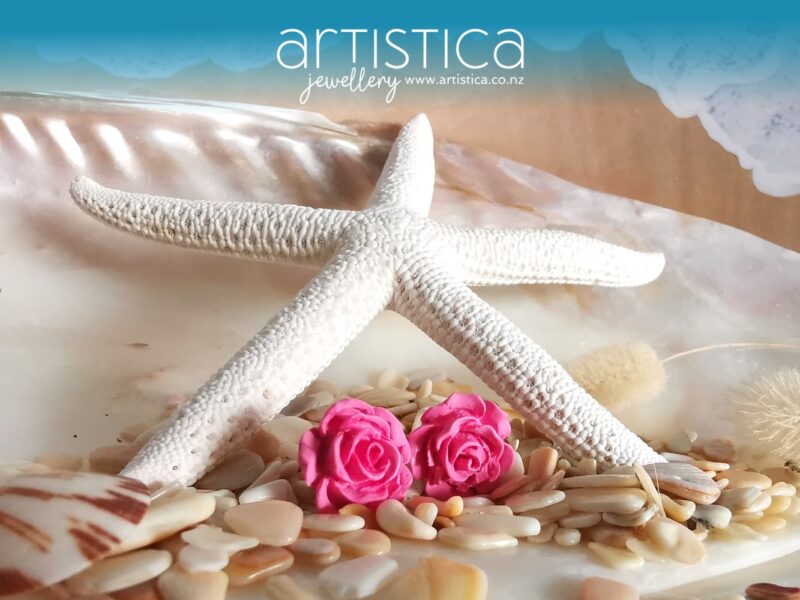 hand made stud earrings artistica polymer clay