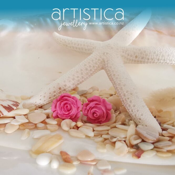 hand made stud earrings artistica polymer clay