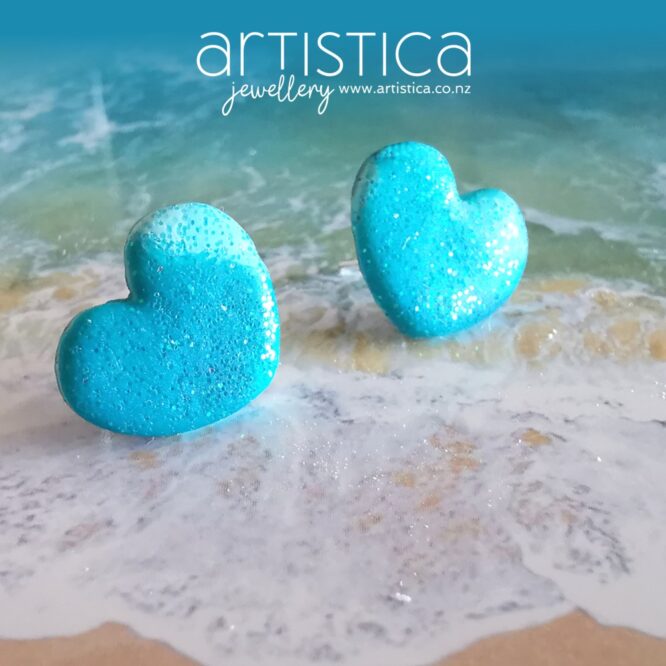 hand made stud earrings artistica polymer clay