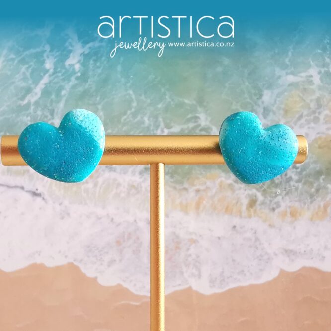 hand made stud earrings artistica polymer clay