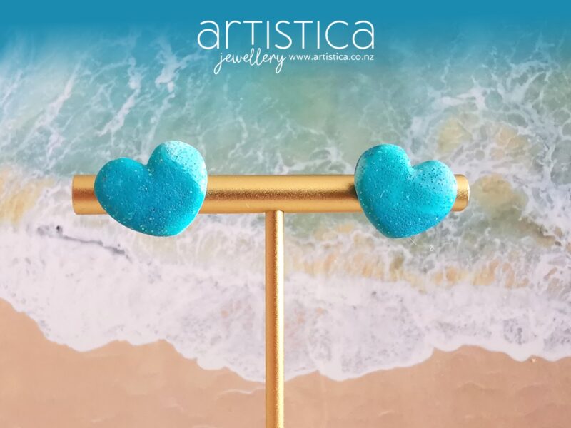 hand made stud earrings artistica polymer clay