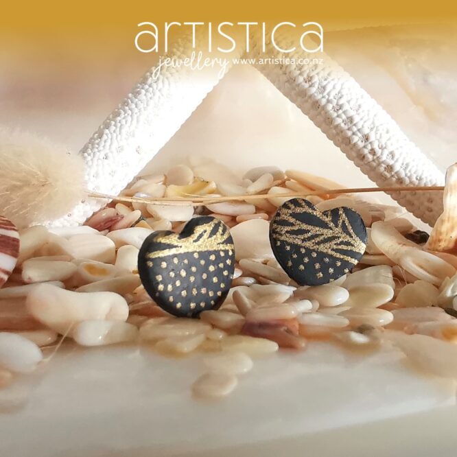 hand made stud earrings artistica polymer clay