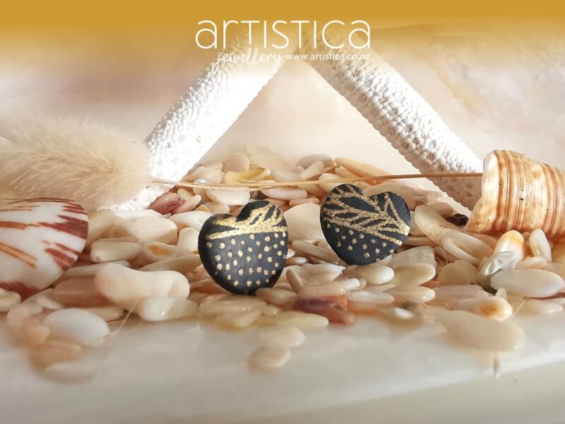 hand made stud earrings artistica polymer clay