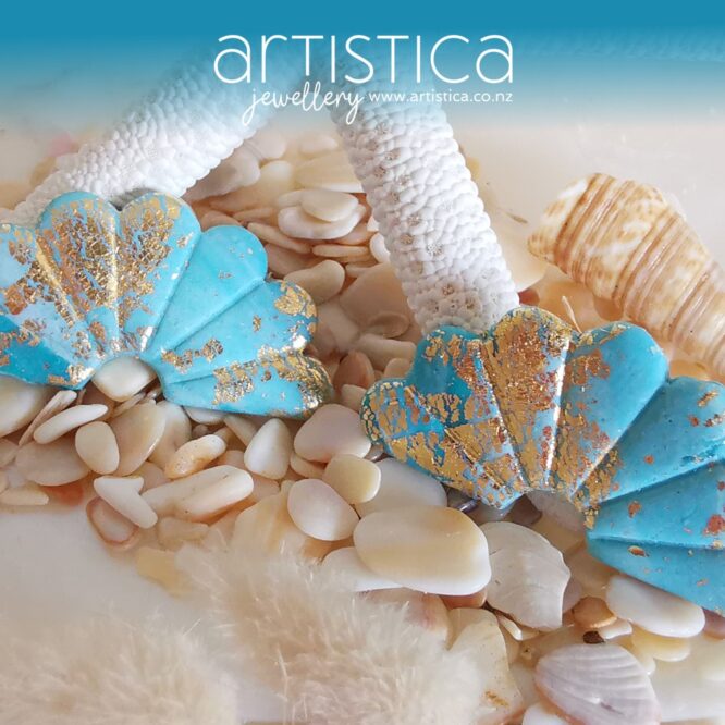 hand made stud earrings artistica polymer clay