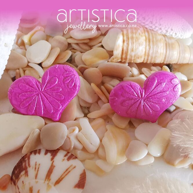 hand made stud earrings artistica polymer clay