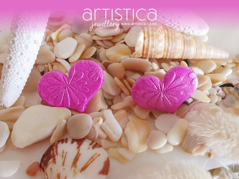 hand made stud earrings artistica polymer clay
