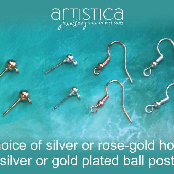 polymer clay earrings handcrafted in New Zealand by Artistica findings