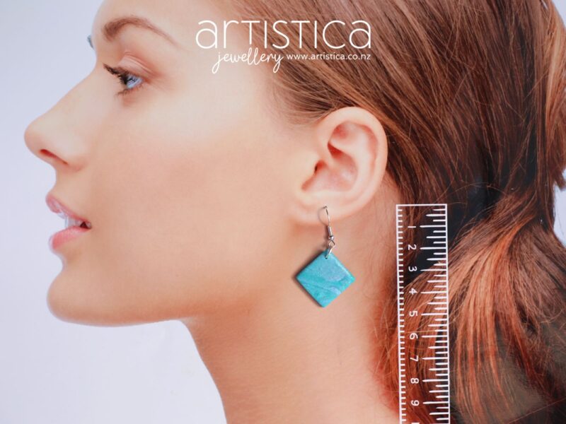 polymer clay earrings handcrafted in New Zealand by Artistica small