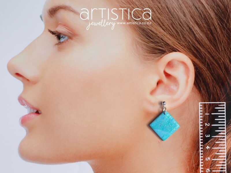 polymer clay earrings handcrafted in New Zealand by Artistica