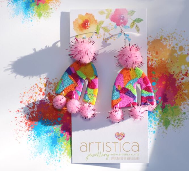 artistica polymer clay earrings NZ jolly collection
