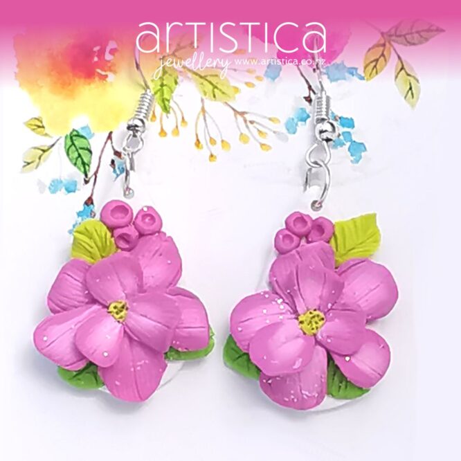 flower earrings