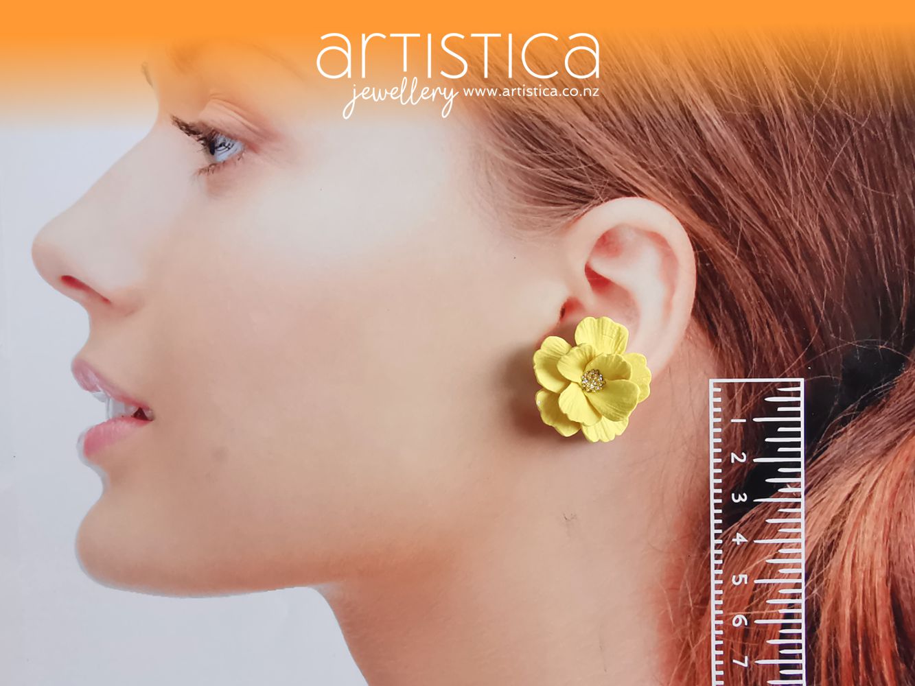 Pastel yellow earrings hotsell