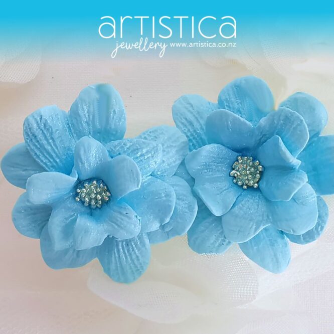 flower earrings studs