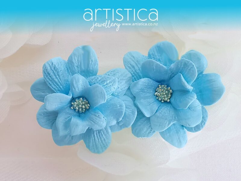 flower earrings studs